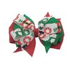 Holiday Christmas Ho Ho Ho Santa Hair Bow