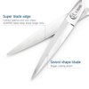 Barber Scissors 7" Professional Sliding Hair Scissors Willow Shape Sliding Hair Shears Professional Sliding Haircut Shears Razor Edge 440c Barber Shears KINSARO
