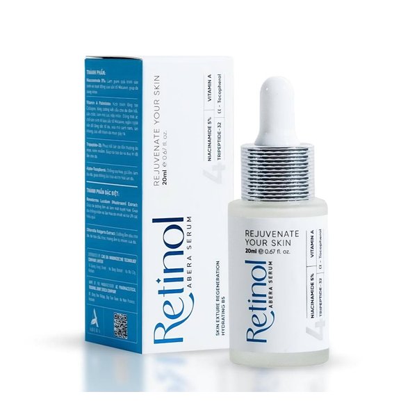 ABERA Retinol Serum For Face, Melasma Treatment, Dark Spot Remover, Anti Aging Serum, Reduce Fine Lines, Wrinkles & Dark Spots, Brightening Serum for Glowing Skin (0.67 Fl Oz.)