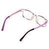 FOURCHEN Blue Light Glasses for Kids Anti Glare & Eye Strain Glasses Computer TV Phone Tablets UV Protection Glasses (Clear Pink)