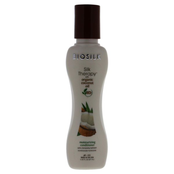 Biosilk Silk Therapy with Coconut Oil Moisturizing Conditioner Unisex Conditioner 2.26 oz