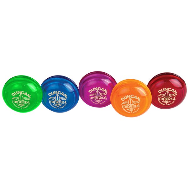 Duncan Toys Imperial Yo-Yo, Beginner Yo-Yo with String, Steel Axle and Plastic Body, Mystery Color