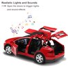 SASBSC Toy Cars Model X 1:32 Pull Back Vehicles Diecast Car Model Car Toys for Boys and Girls 3 to 12 Years Old Red