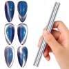 SILPECWEE 1pc Nail Magnet Cat Eye Magnet for Nails Cat Eye Gel Nail Polish Magnetic Wand Nail Art Magnet Strong Magnet Stick For Home DIY, Salon, Studio
