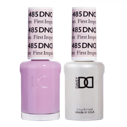DND Gel Polish Set - 1 each of Pink Gel Polish and Pink Nail Polish, 485 First Impression, 0.5 Fl Oz