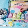 Hello Kitty And Friends Ultimate Compounds Set, 25-Pack, Scented Glitter Slimes, Sanrio Stuff, Slime Bulk, Mini Slime, Party Favors for Kids 8-12, Hello Kitty Toys, Hello Kitty Party Supplies, Slimes