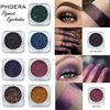 Phoera® Pigment Eyeshadow Palette Metallic Shimmer Glitter Loose Powder Eye Shadow Makeup (310 BURGUNDY)