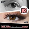 DIY Eyelash Extension Lash Clusters 120 Clusters False Eyelash 3D Effect Individual Natural Lashes Set at Home Eyelash Extension Kit Lashes Pack Sparkle Mixed