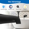 Dreyoo Universal Bathroom Tub Spout Compatible with Westbrass E531D-1F-62, Fits 4 Inch Reach Wall Front Mount Tub Spout with Shower Diverter 1/2'' IPS Inside Thread Bathtub Faucet (Matte Black)