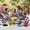 EmmgHen 9 Pcs Dirt Bike Party Centerpieces Motorcycle Motocross Racing Cross Country Themed Honeycomb Centerpieces 3D Table Toppers Decor Party Decorations Supplies for Boys Men Birthday Baby Shower
