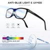 AIMISUV Reading Glasses for Women Men - 5 Pack Blue Light Blocking UV Filter Computer Readers,Anti Eyestrain Eyeglasses (MIX, 1.5)