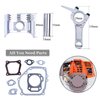 HAISHINE 68MM Piston Ring Connecting Rod Engine Full Gasket Set for Honda GX160 GX 160 5.5HP 4-Cycle Gas Engine Generator Water Pump