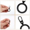 5PCS Zipper Pulls, Round Zipper Pulls Replacement, Detachable Zipper Repair Slider for Small Hole Zippers, 5 Colors Zipper Pulls Replacement for Jacket Coat Luggage Backpack Handbags Purse