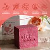 GIBI Wild Rose Soap Bar - 7.06 Oz Moisturizing Rose Soap for Face & Body - Enhances Skin Radiance & Softness - Pure, Luxurious Rose Bar Soap for All Skin Types