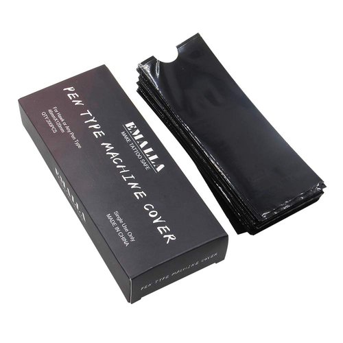 Tattoo Pen Covers - BoChang 200pcs Disposable Tattoo Cartridge Pen Machine Covers Sleeves Tattoo Machine Pen Bags for Tattooing, Tattoo Supply, Tattoo Kit