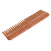 SVATV Handcrafted Neem wood Comb For Detangling Hair For Thick, Curly And Wavy Hair, Non-static And Eco-friendly With Wide Tooth For Grooming Hair Comb - N - 78