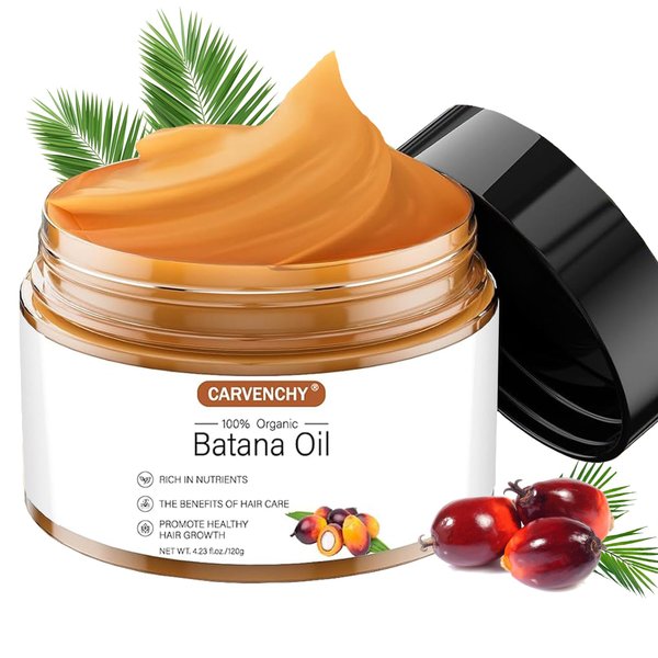 NAISSIYA Raw Batana Oil for Hair Growth,100% Natural Pure,Unrefined Batana Oil Dr. Sebi Organic Hair Oil from Honduras-Prevent Hair Loss,Restore Dry Damanged Hair,Moisturize Scalp 4.23 fl oz