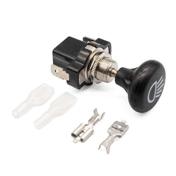 Panglong Universal Golf Cart Light Switch, Push Pull Headlight Switch Button-12Volt Light Switch Replace for Golf Cart Club Car, Yamaha, EZGO Light Switch, OEM #4034