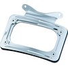 Kuryakyn 3157 Motorcycle Accessory: Curved License Plate Mount for 2010-19 Harley-Davidson Motorcycles, Chrome