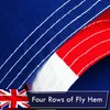 G128 UK United Kingdom Flag | 3x5 Ft | LiteWeave Series Printed 100D Polyester | Country Flag, Vibrant Colors, Brass Grommets