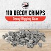Duck Decoy Crimps, Texas Rig Decoy Line Crimps, PVC Decoy Cord Crimps, Duck Decoy Weights Crimps, Duck Decoy Strings, Texas Rigs for Duck Decoy Anchors, Decoy Rigging Crimps