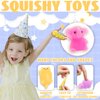 Cocurb Squishes 40 Pcs Tiny Mochi Squishy Toys for Kids Age Over 3 Years Old,Kawaii Squishy Animals, Party Favors for Kids, Stress Relief Toy for Boys Girls Birthday Present, Goodie Bag Stuff