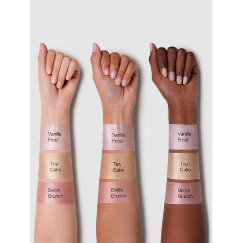 SHEGLAM Glow Bloom Liquid Waterproof Highlighter Long Lasting Cream Highlighter with Shimmer Dewy Finish - Vanilla Frost