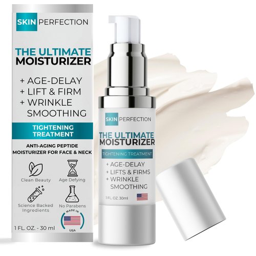 Skin Perfection Neck Firming Cream the Ultimate Anti-aging Night Face Moisturizer 10 Peptides Triple Treatment Argireline Pepha Tight Syn Ake Collagen Progeline Matrixyl Juveleven Uplevity