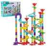 Marble Run for Kids Ages 4-8 - Maze Game DIY Educational Playset Birthday Gift for Ages 3+,Track Pipe Building Blocks Glass Marbles for Kids Birth Day Preschool, Toys for 3 Year Old Boys Christmas