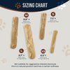 GOWGOW Coffee Wood Dog Chew Stick for Regular Chewers, 9.7'', 2 Pack Size Large - 100% Natural Dog Toys - Dog Teeth Cleaning & Relieve Stress, Organic Toys