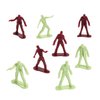 Zombie Army Men Action Figures - Great for Halloween, Party Favors and Toys - 72 Pieces - 4 Different Poses