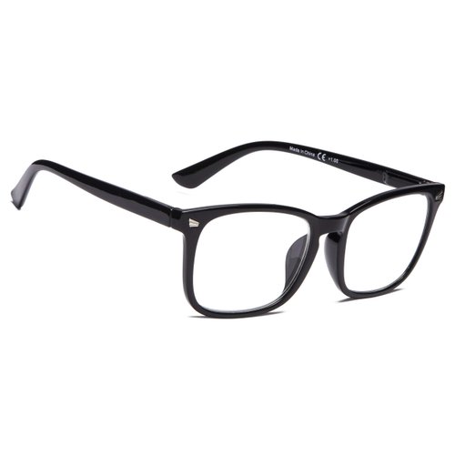 BLUELESS Reading Glasses Women - Fashion Ladies Readers(Black, 2.00)