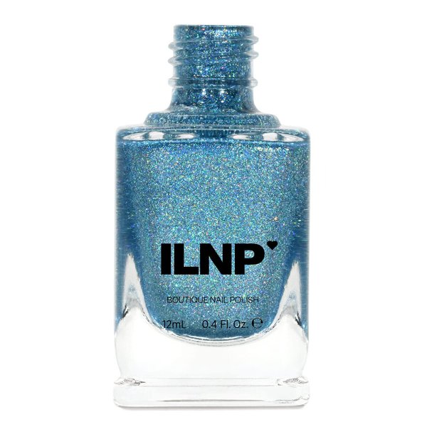 ILNP Cold As Ice - Icy Blue Holographic Nail Polish