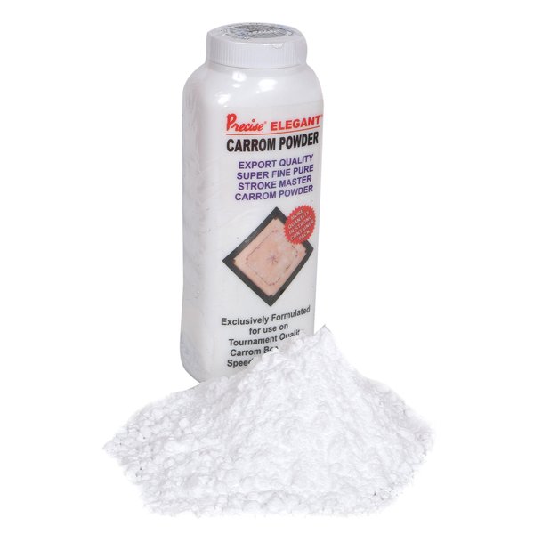 Precise Elegant Smooth Carrom Board Powder, 100gm,White