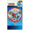 Sonic The Hedgehog Foil Balloons Set of 2 | Multicolor Sonic Balloons with Sticker | Sonic Birthday Party Decorations | Officially Licensed