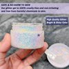 Holographi Face Body Glitter Gel, Sparkle Color Changing Face Glitter Gel, Mermaid Sequins Glitter Face Paint, Chunky Hair Glitter Gel for Concerts Party Mardi Gras Festival Rave, 50ml (#01)