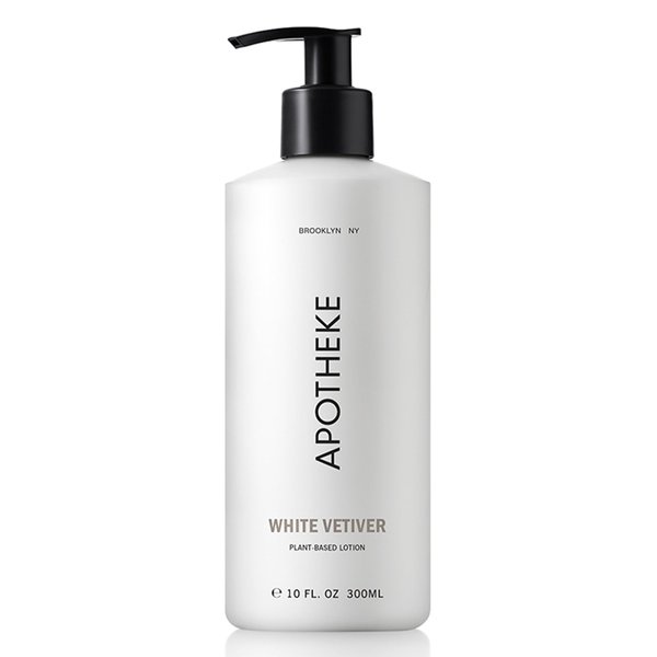 APOTHEKE Scented Hand & Body Lotion for Women & Men, White Vetiver (10 fl oz)