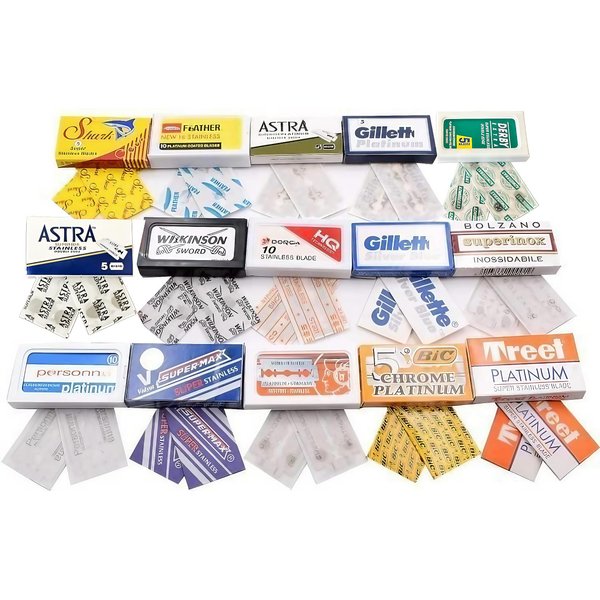Double Edge Razor Blade Sample Pack (2x each)