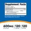 Nutricost Ashwagandha Herbal Supplement 600mg, 120 Capsules - Ashwagandha Root (2 Bottles)