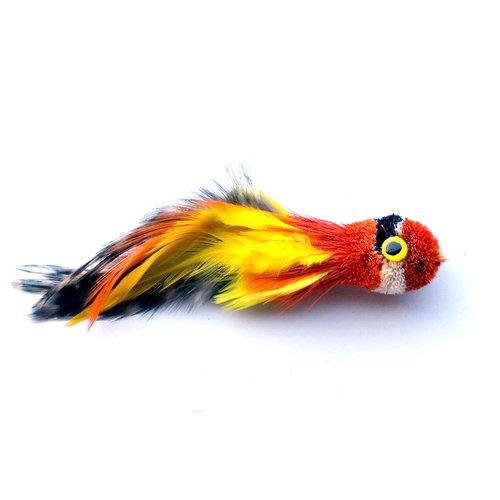 Cat Toy Teaser Wand Refill - Red Parrot Katfly® Teaser Attachment
