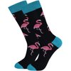 xiaomaizi Men's Novelty Fun Crew Socks Crazy Animal Pattern Long Dress Socks for Men Size 7-13