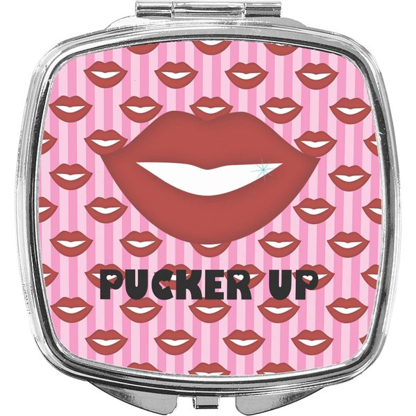 YouCustomizeIt Personalized Lips (Pucker Up) Compact Makeup Mirror