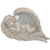 Napco Lying Angel in Wing Garden Statue, 8-1/2-Inch Long
