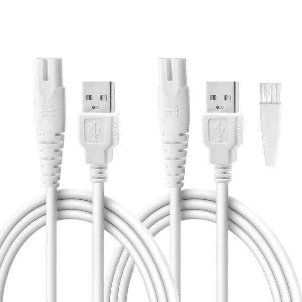 2 Pack Replacement Charger Cable for Electric Callus Remover for Feet, Compatible with Pritech Callus Remover BCM-1138 Electric Foot Callus Remover, Adapter USB Cable for Electric Feet Callus Remover