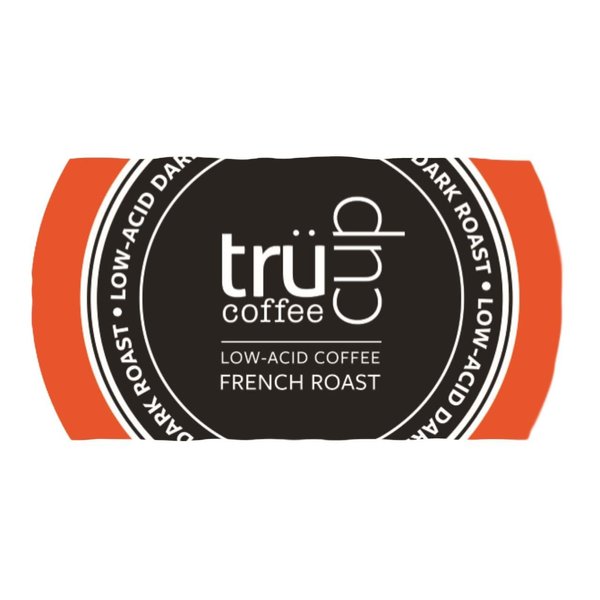 trücup Low Acid Coffee - French Roast - 48 Count Single Serve Coffee Pods- Smooth, French Roast- Can Be Gentle on the Stomach (French, 48)