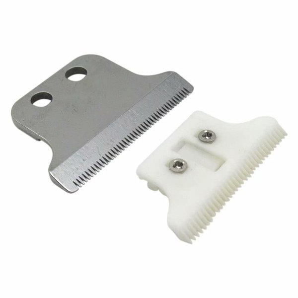 BUTITNOW Premium Adjustable 2 hole Double Wide Trimmer Replacement Blade for Sterling Definitions #8085 (Ceramic + Sliver Blade)
