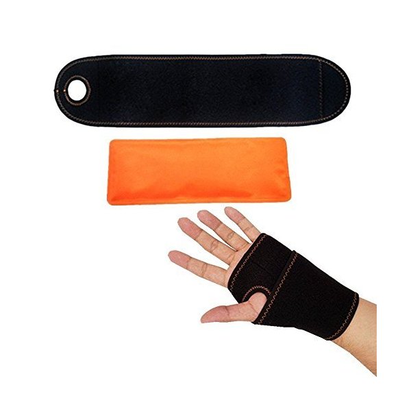 Wrist Ice Pack Soft Gel Ice Pack Wrap Reusable Hot Cold Therapy for Rheumatoid Arthritis, Carpal Tunnel Pain, Tendonitis, Thumb Wrist Cold Pack Pain Relief for Hand Injuries, Sprain & Swelling