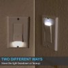 4 Pack Illuminated Light Switch, Decora Paddle Rocker Light Switch with LED Night Light, Automatic On/Off Sensor, Single Pole, 15Amp 120/277Volt, White