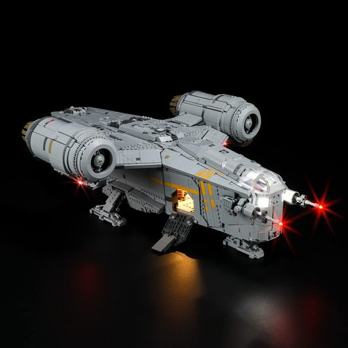 YEABRICKS LED Light for Lego-75331 Star Wars The Razor Crest Building Blocks Model (Lego Set NOT Included)
