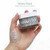 Goolitter Face, Body & Hair Holographic Clear White Glitter Gel [Snowy Cloud] 2oz (60mL) | Chunky | K-Beauty | Halloween, Festival, EDM, Rave, Party, Concert, Costume Makeup| Vegan, Cruelty Free